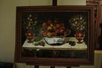 Other - Thomas Hiepes - Fruits And Flowers - Glass Mosaic - Glass Wood